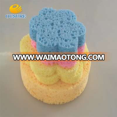 2017 biodegradable absorbent cellulose cleaning sponge