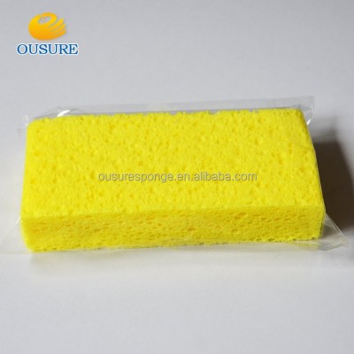 High Density Hot Sale Cellulose Sponge With Scouring Pad