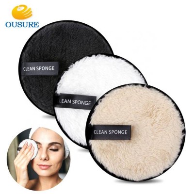 Microfiber Makeup Remover Reusable Puff Washable Cotton Pads Face Cleansing Towel Make-up Wipes Discs Healthy Skin Double Layer